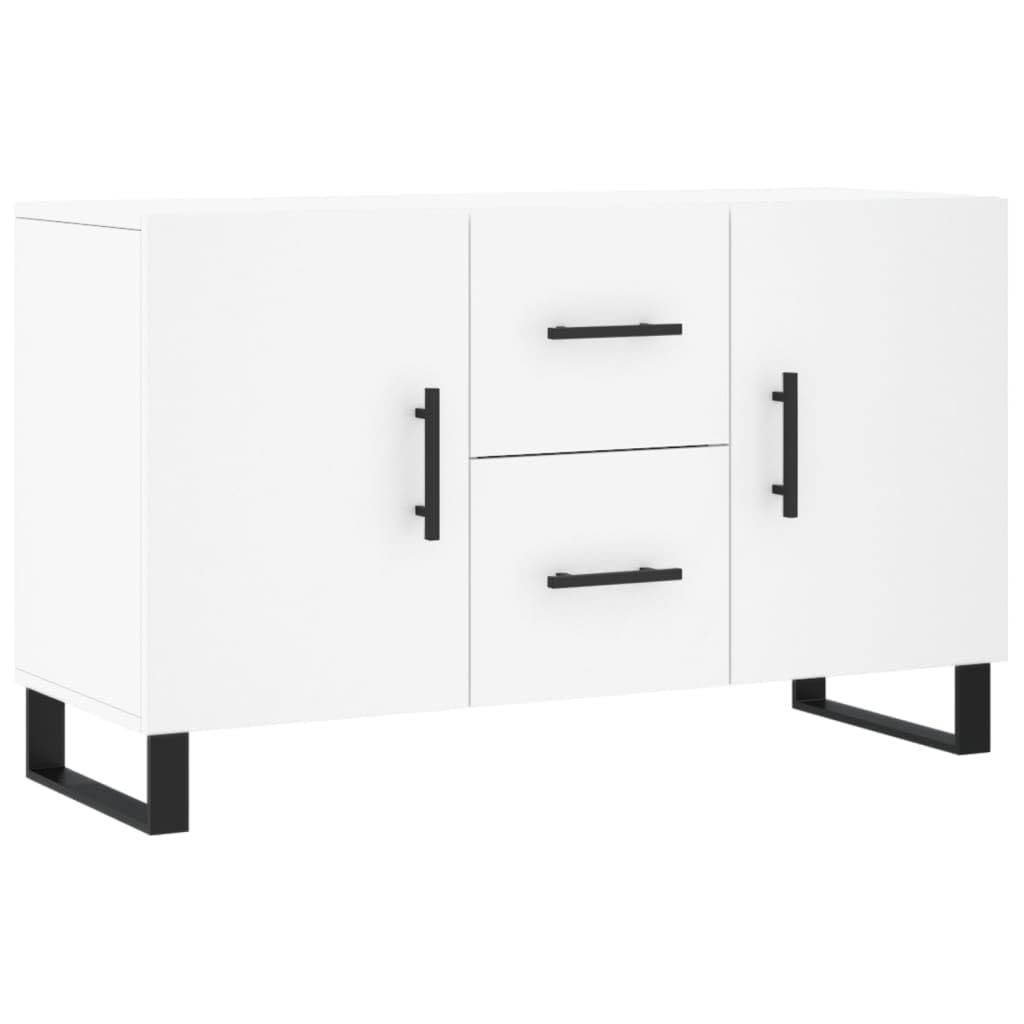 Vidaxl (White) Sideboard Cabinet Storage Cabinet Cupboard Sonoma Oak Engineered Wood