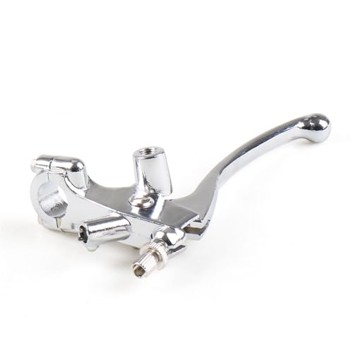 Maître-Cylindre de Frein Moto 22mm avec Levier d'Embrayage Argent