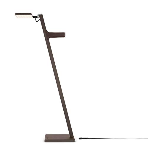 Preisvergleich Produktbild Roxxane Leggera CL Aluminium Akku Leseleuchte Stehleuchte braun bronze / Handarbeit Qualität aus deutscher Manufaktur / Stehlampe Modern Design Dimmbar / Lampe