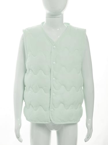 Kids Girls Boys Warm Quilted Vest Lightweight Sleeveless Padded Jacket Winter Outerwear3