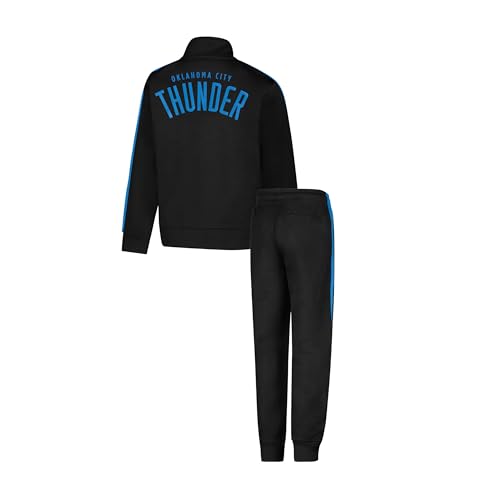 Image of Ultra Game Youth NBA Official Super Soft Full Zip Active Track Jacket and Pants Set