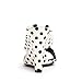 Women's Fashion Sqare Open Toe Slip On Backless Summer Cross Strap High Heel Wedge Sandals Polka Dots Size 9