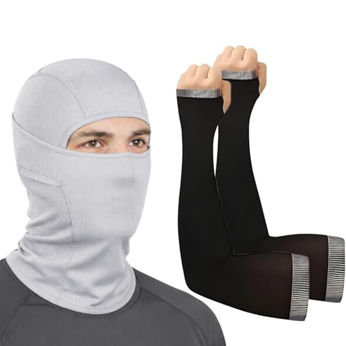 Image of AUTOFRILL Balaclava for Men - Full face mask for Bikers Helmet Liner & Head Cover for Men Breathable Mask for Motorcycle Riding & Cycling