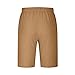 Your Honor Season 1 Prime Mens Summer Casual Cotton Linen Shorts with Pockets, Elastic Waist, Drawstring, Beach & Outdoor Fashion Men Shorts 2024 Yellow 5X