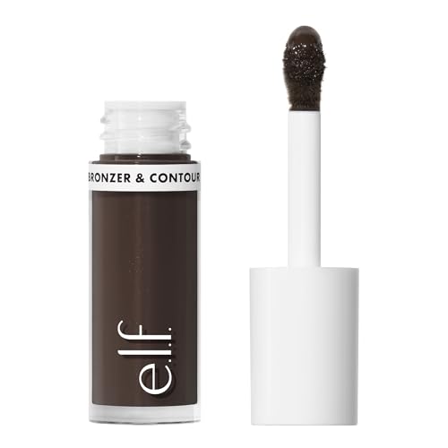 Image of e.l.f. Camo Liquid Bronzer & Contour, Silky Pigmented Formula, Long-Lasting Glow for A Sun-Kissed, Sculpted Finish, Vegan & Cruelty-Free, 10.5 Rich