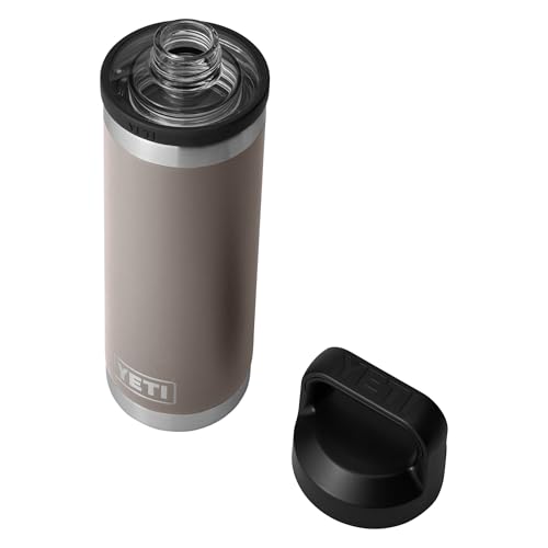 Image of YETI Rambler 18 oz Bottle, Leakproof, Vacuum Insulated, Stainless Steel with Chug Cap, Sharptail Taupe