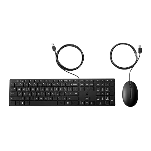 HP Wired Desktop 320MK Mouse and Keyboard Sweden, W128444669 (Keyboard Sweden)