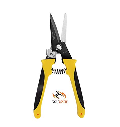 KROST SK5 Wire Stripper and Cutter with Rubber Grip Handle (Yellow)