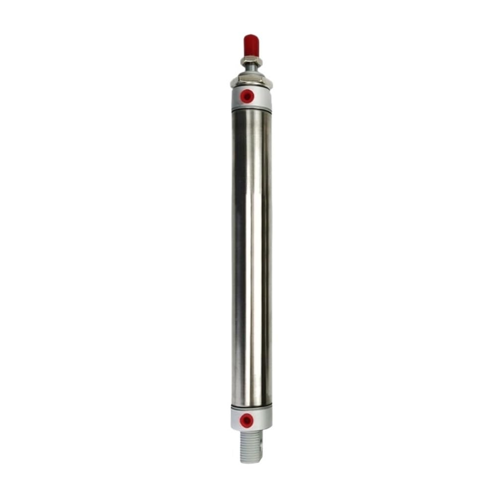 Luftschieberbaugruppe MA Doppeltwirkender Mini-Pneumatikzylinder, Präzisions-Einkolben-Reibungswiderstands-Pneumatikzylinder, 1 Stück(175MM*25MM)