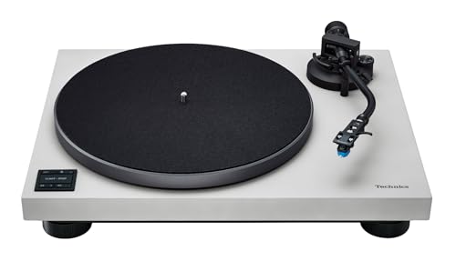 Technics Direct Drive Turntable System with Bluetooth® connectivity, Audio-Technica AT-VM95C Cartridge Included, Grey (SL-40CBTB-H)