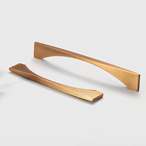 Myxekllo 4 Pack Cabinet Drawer Pulls, Brushed Coffee Bridge Shape Pulls Handles for Dresser Drawers Bathroom Cabinet Hardware