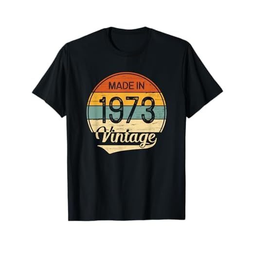 Regalo Hombre Mujer 1973 Cumpleaños - Vintage Made in 1973 Camiseta