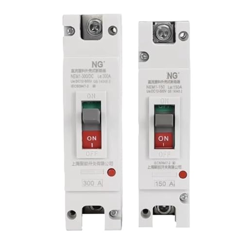 Disjoncteur 2P CC 12V 24V 48V 120V 300A protection automatique surcharge solaire