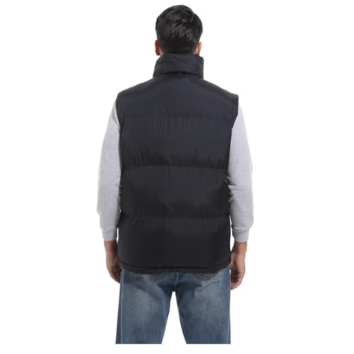 Men's Puffy Zipper Sleeveless Jacket Puffer Vest Outerwear Winter outdoor Warm Water-Resistant Sports M to 3XL3
