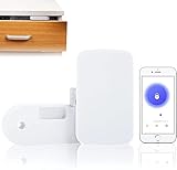 Electronic Cabinet Lock - Bluetooth APP Drawer Lock - Keyless Unlock Smart Filing Shoe Cabinet Lock,...