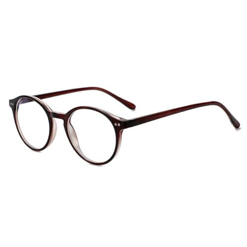 Image of Gleyemor Blue Light Glasses for Men Women, Vintage Round Frame Eyeglasses