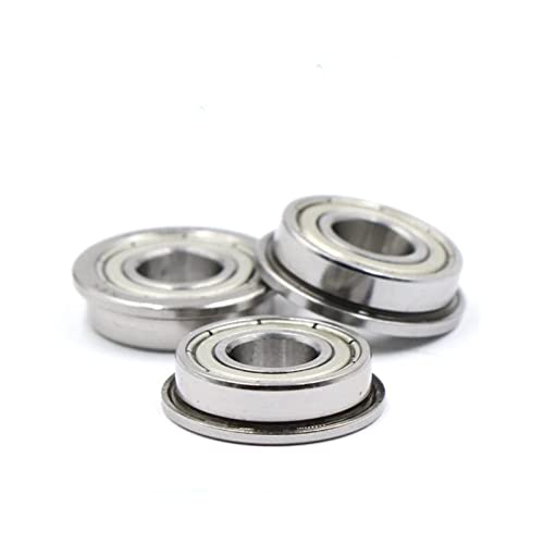 Rodamiento con brida de 3mm rodamiento de bolas de acero blindado de metal 2