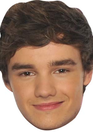 FoxyPrinting Liam One Direction Celebrity Cardboard Party Face Mask Fancy Dress 2018