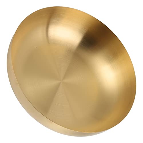 Tazón para mezclar de acero inoxidable 304 24cm dorado miniatura 4