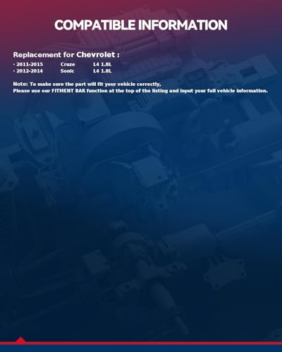 Image of KAX Engine Cylinder Head Gasket Set Compatible with Chevrolet Cruze 2011-2015, Sonic 2012-2013 1.8L, Head Gasket Kit, OE# HS26516PT, 55355578, 55354237 24405819, 55563374