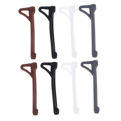HOLIDYOYO 8Pairs Slip Eyeglass Retainers Ear Grips for Glasses Non Slip Glasses Protectors Comfortable Durable Detachment for Sunglasses and