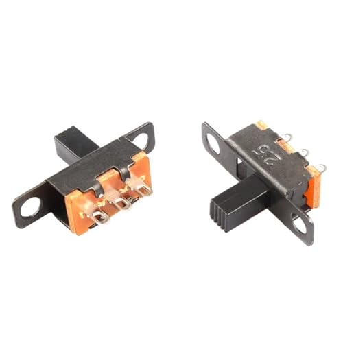 Interrupteur à glissière SS12F15 mini SPDT 50V 0.5A noir pour circuit