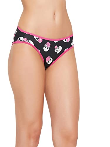Image of Clovia Women's Cotton Low Waist Printed Bikini Panty