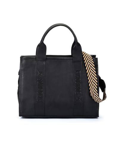 Pikolinos Para Mujer. WHA-354 Bolso De Piel Alcudia Negro (Osfa), Casual