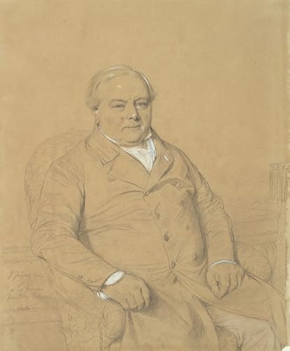 Image sur toile haut de gamme portrait Jean-Baptiste Ramel par Jean Auguste Ingres 60x90