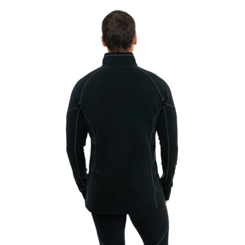 Hot Chillys Men's Micro-Elite XT Zip-T Heavyweight Active Fit Base Layer4
