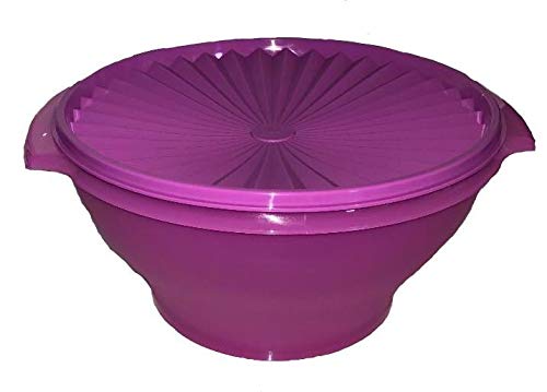 Servalier Salad Serving Bowl 17 Cups Round Light Purple