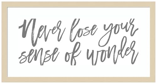 Amanti Art Framed Wall Art Print 13x25 Words of Encouragement