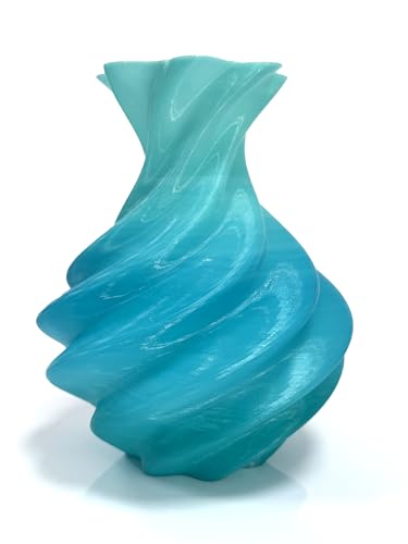 Image of PETG 3D Printer Filament 1.75 mm, Snow Blue,Turquoise,Accuracy + /- 0.05 mm,net Weight 1 kg for Ender3 Cr10