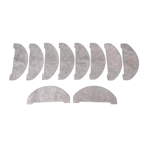 Honseadek Mikrofaser-Wischtuch-Ersatz-Pads, Mikrofaser-Wischtuch, Roboter-Staubsauger-Zubehör, kompatibel mit Roboter-Staubsauger-Zubehör, Bodenreinigungstuch (10 Stück)