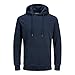 Produktbild JACK & JONES Herren Hoodie Kapuzenpullover JJEBASIC - Regular Fit Plussize, Größe:5XL, Farbe:Navy Blazer 12183623