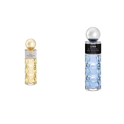 Parfums Saphir Eau De Saphir - Eau De Parfum Con Vaporizador Para Mujer - 200 Ml L Uomo - Eau De Parfum Con Vaporizador Para Hombre - 200 Ml Parfums Saphir Eau De Saphir - Eau De Parfum Con Vaporizador Para Mujer - 200 Ml L Uomo - Eau De Parfum Con Vaporizador Para Hombre - 200 Ml