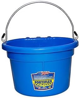 Fortiflex 8 Qt Over The Fence Pail w.Handle Blue