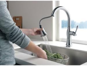 Miniatura 2 de Delta Faucet Cassidy 9197-RB-DST - Grifo de cocina de bronce aceitado con pulverizador desplegable