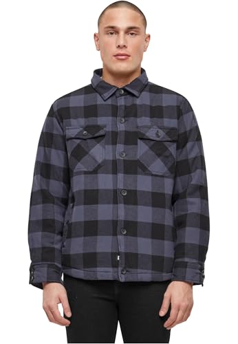 Image of Brandit Men's Lumber Jacket Black /Blue