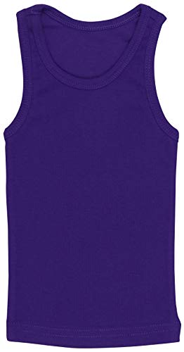 Image of ToBeInStyle Kids Boys Girls Soft Lightweight Jersey Scoop Neck Tank Top