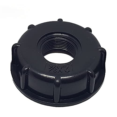 IBC Adaptateur De Réservoir De Vidange 2pcs IBC Bouchon De Réservoir Plastique Adaptateurs S60x6 Pour Réservoir D'eau 1/2 ' 3/4 ' 1 ' Pour Réservoir D'eau (3/4') Cover