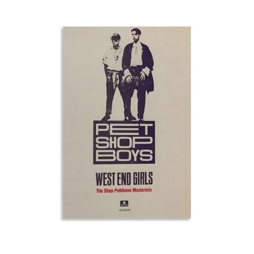 LKHJBYBI Pet Shop Boys Art MusicFashion Poster Decorative Painting Canvas Wall Art Living Room Posters Bedroom PaintingLiving Room Illustration Poster16x24inch(40x60cm)