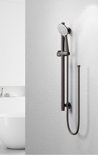 Barra deslizante para ducha con manguera y rociador miniatura 5