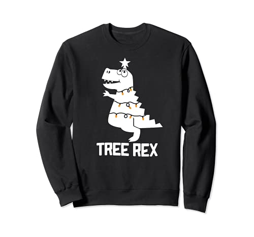 Tree Rex Funny Christmas T-Rex Dinosaur Lover Gift Sudadera