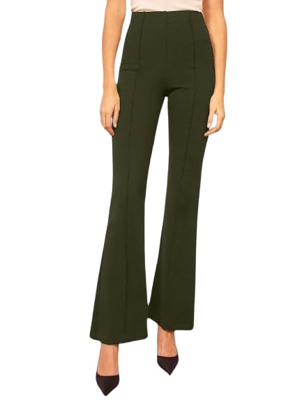 Image of Nefer Women's High-Rise Flared Parallel Trouser