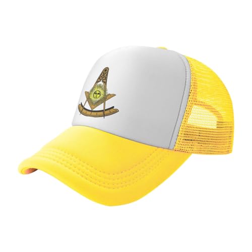 Freemason Past Master Trucker Hat Snapback Mesh Baseball Cap Unisex