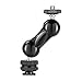 Neewer Cool Ballhead Double Rotule Multifonction avec Support de Chaussure Froide et vis 1/4" pour Appareils Photo Reflex Numériques/Cage d'appareil Photo/Moniteur/Lumière LED, Charge Jusqu'à 1kg
