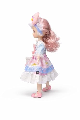 Image of DSR 30 CM Princess Fashion Doll for Girls | Sound Playing Doll with Movable Joints | Beautiful Princess Dress | Lightweight Plastic Toy for Kids | Design as Shown (White)