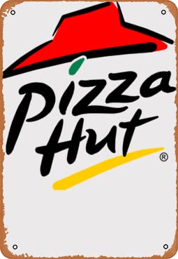 Vintage Tin Signs Best Pizza Hut Retro Hipster Gift Fan Costume Vintage Wall Decor Retro Art Tin Sign fun Metal Sign Funny Decorations for Home Bar Pub Cafe Farm Room Metal Poster Wall Art Retro Decor 12x8 Inches