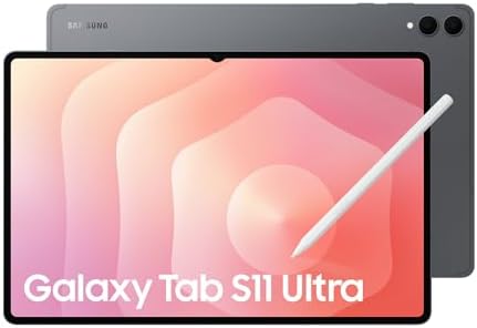 Samsung Galaxy Tab S11 Ultra, AI Tablet, Wi-Fi, Light Design, Multi-Modal AI Tools, DeX Connect, 512GB Storage, 12GB Memory, Long Battery Life, Grey, 3 Year Extended Warranty (UK Version)